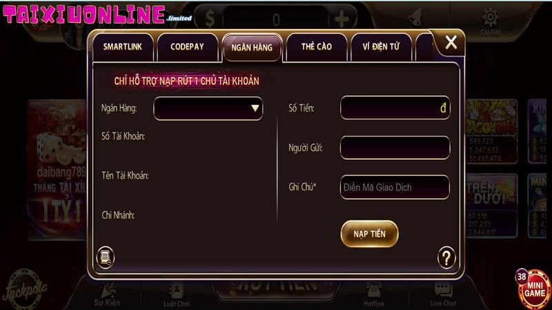 Nạp Tiền Tài Xỉu Online: Cụ Thể Chi Tiết Và Lưu Ý Quan Trọng 2 cac-hinh-thuc-nap-tien-tai-xiu-online-pho-bien-nhat-hien-nay